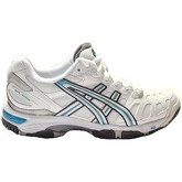 Chaussures Asics Basket Gel Game 3 - Blanc/Gris/Bleu