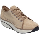 Chaussures Mbt sneakers beige textile daim AC449