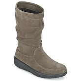 Boots FitFlop LOAF SLOUCHY KNEE BOOT SUEDE