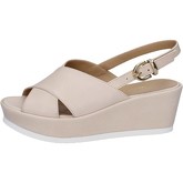 Sandales Tres Jolie sandales beige cuir BY438