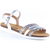 Sandales Plakton Sim Alou Glitter Python Silver