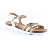 Sandales Plakton Sim Alou Glitter Python Gold