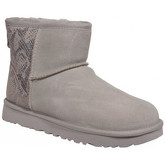 Bottes neige UGG classic mini metalli snake silver