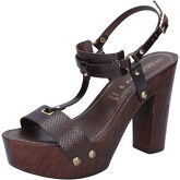 Sandales Olga Rubini sandales marron cuir BY388