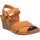 Sandales Kickers Salambo cuir Femme Orange