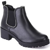 Bottines La Modeuse Chelsea boots noires crantées