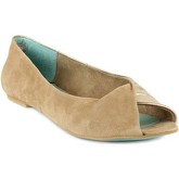 Ballerines Lab. lab. ballerine ouverte beige et or