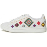 Chaussures Desigual Baskets femme 19SSKF01 Cosmic Exotic Diamond Blanc