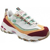 Chaussures Skechers DLITES SECOND CHANCE Blanc/Multi