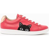 Chaussures Lollipops Baskets en cuir pop corail