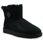 Bottes neige UGG Botte Ugg W Mini Bailey Button 2 Noir 1016422blk