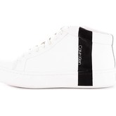 Chaussures Calvin Klein Jeans E4488 Baskets femme BLANC / NOIR