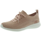 Chaussures Skechers Baskets femme ultra flex ref_ske46150 Rose