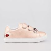 Chaussures Bon Baisers De Paname Sneakers Edith Heart Eyes Rose Gold