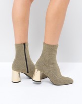 Free People - Bottines - Doré - Doré