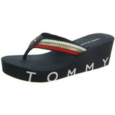 Sandales Tommy Hilfiger Tongs femme ref_tom46251 Bleu nuit