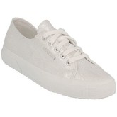 Chaussures Superga Tennis 2750JERSEYFROSTLAMEW Blanc/argent