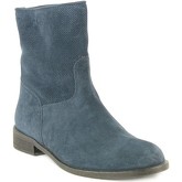 Boots Progetto bottines velours bleu