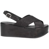 Sandales David Haron MARLENE LUREX NERO Sandales Femme Noir