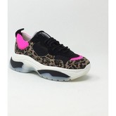 Chaussures Semerdjian SMR 23 BASKET SNEAKERS V14 LEOPARD/ROSE