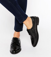 ASOS - MAI - Chaussures richelieu en cuir - Noir