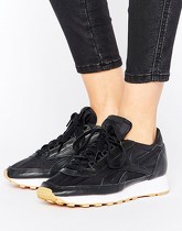 Reebok - Baskets imprimé aztèque avec semelle en caoutchouc - Noir - Multi