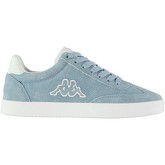 Chaussures Kappa Collin Cuir Baskets Basses Femmes Sky Bleu/Blanc