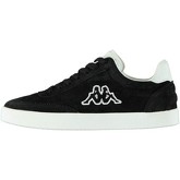 Chaussures Kappa Collin Cuir Baskets Basses À Lacets Femmes Noir/Blanc