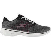 Chaussures Skechers Go Walk 4 Baskets Basses Femmes Anthracite/Rose