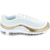 Chaussures Nike Air Max 97 Jr Blanc Or BV0049100