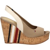 Sandales Tommy Hilfiger SLING BACK WEDGE SANDAL STRIPES