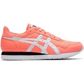 Chaussures Asics Baskets Tiger Runner rose et blanc