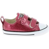 Chaussures Converse All Star 2V BB Rose Paillettes