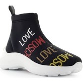 Chaussures Love Moschino Baskets Chaussette Noir Logo Multicolore