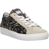 Chaussures Semerdjian Gecida Star velours Femme Beige Zebre