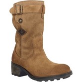 Bottes Palladium PLDM by Caramba velours Femme Cognac