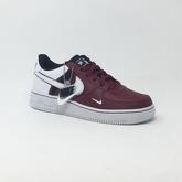 Chaussures Nike AIR FORCE 1 ROUGE/BLANC