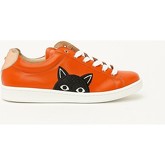 Chaussures Lollipops Baskets en cuir chat Orange