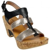 Sandales LPB Shoes LPB Sandales Hortensia Pewter Noir et Bronze