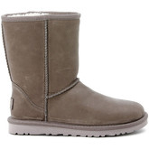 Bottes UGG Bottines Ugg Classic Short en cuir vieilli gris