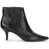 Bottines Steve Madden Demi-botte Rome en peau noire