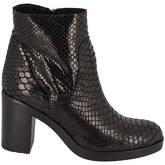 Boots Semerdjian Boots motifs écailles Noir