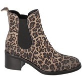 Bottines Semerdjian Boots élastique à la cheville Leopard