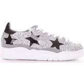 Chaussures Chiara Ferragni CF2084 Sneakers Femme Argent et noir