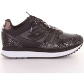 Chaussures Lotto T7424 Sneakers Femme Noir et argent