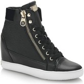 Chaussures Guess Baskets Compensées Femme Foresst Logo Noir