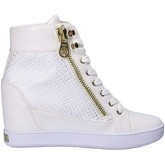 Chaussures Guess Baskets Compensées Femme Foresst Logo Blanc