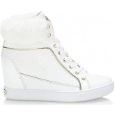 Chaussures Guess Basket Compensées Freda blanc FLFUR3