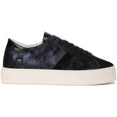 Chaussures Date Sneaker Vertigo Stardust in nabuck laminato blu notte