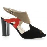 Sandales Brenda Zaro Nu pieds cuir velours /